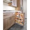 Rev-A-Shelf Maple Veneer, Light Brown, 7.5 in W, 25.25 in H, 21.82 in D, 21.75 in L, Light Brown 449-BCSC-7C - alternate 5